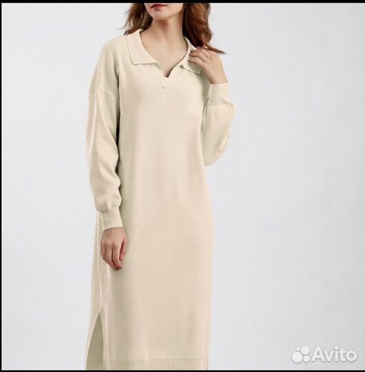 Трикотажное платье zara M