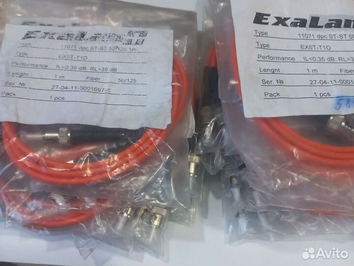 Комм шнур, во, ST-ST, 50/125,1м EX5T-T1D ExaLan