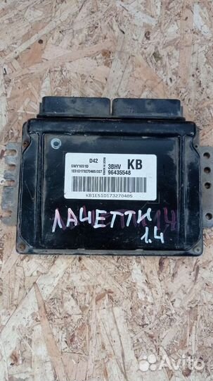 Блок управления двигателем chevrolet lacetti 1.4