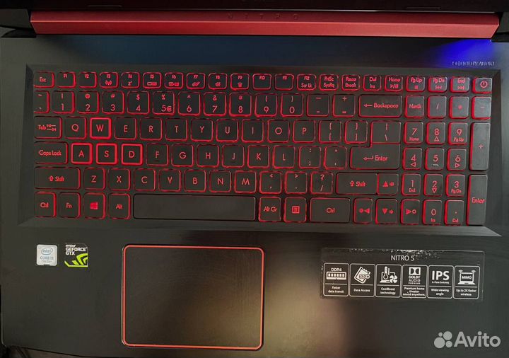 Игровой ноутбук acer nitro 5 an515-51