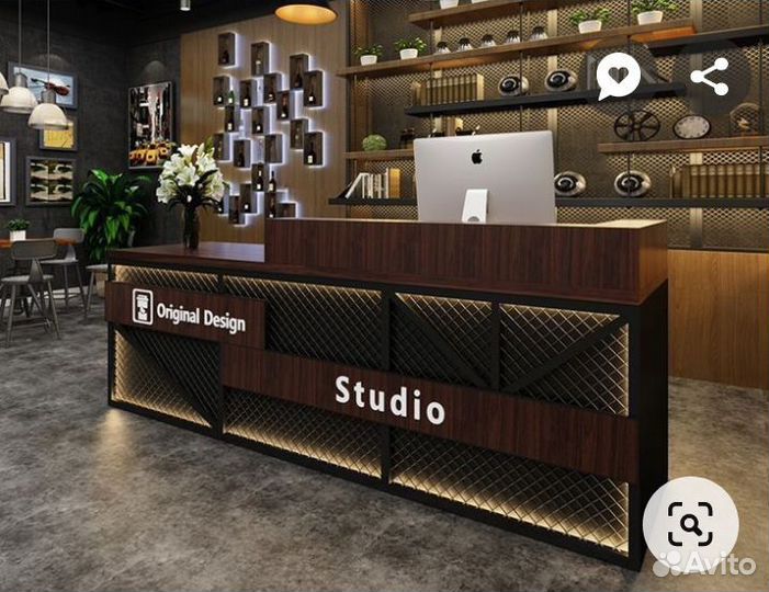 Барная стойка ресепшен кафе и ресторанов