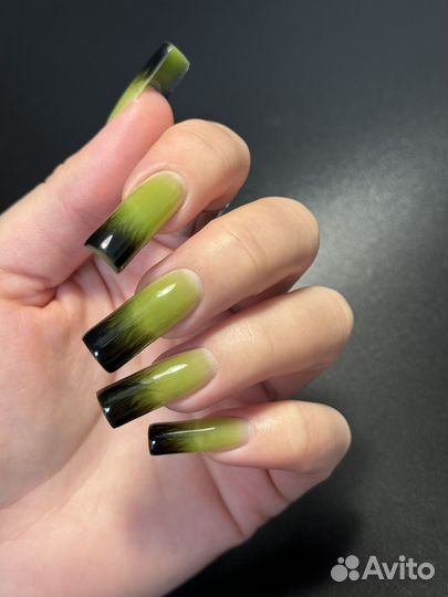 Маникюр, наращивание, крейзи дизайн