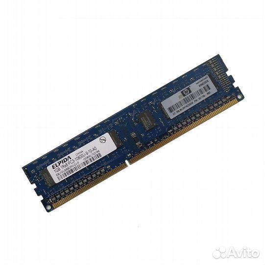 Б/у 1Gb PC3-10600(1333) DDR3 Elpida ebj10ue8bdf0-D