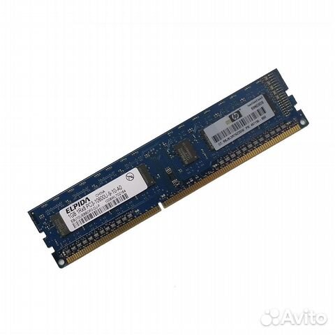 Б/у 1Gb PC3-10600(1333) DDR3 Elpida ebj10ue8bdf0-D