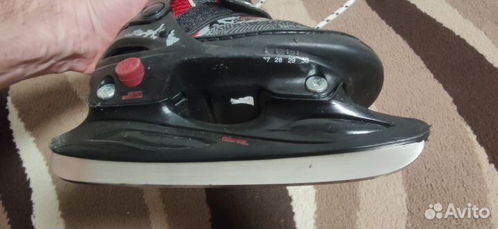 Коньки детские раздвижные 27-30