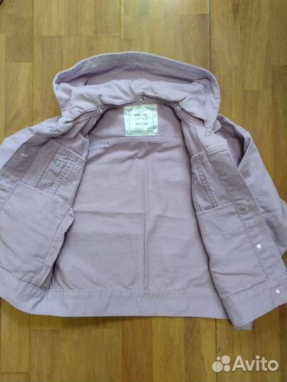 Джинсовая куртка для девочки 128