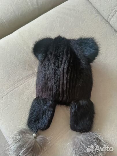 Шапка норковая женская