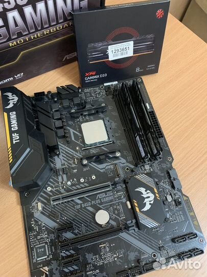 Комплект Ryzen 7 5700x/16gb ddr4/b450 plus
