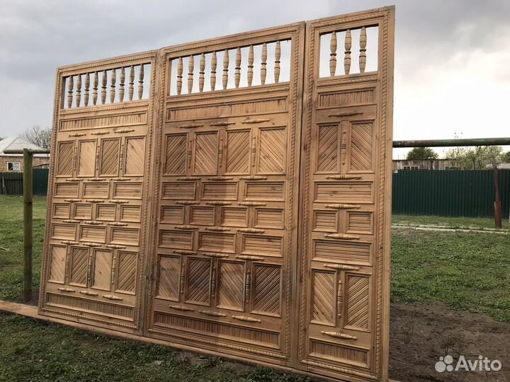 Деревянные ворота