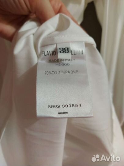 Белая блуза Flavio Castellani. Размер s