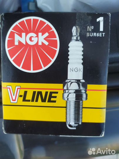 Свеча зажигания NGK V-Line №01 BUR6ET комплект