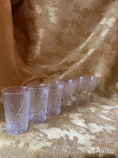 Хрустальные рюмки