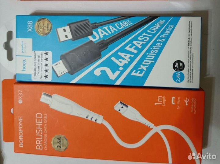 Кабель для зарядки USB - micro Usb, type C - typeC