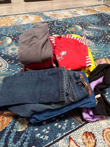Пакет 110:кофты 8, штаны 5, джинсы 1, футболки 3