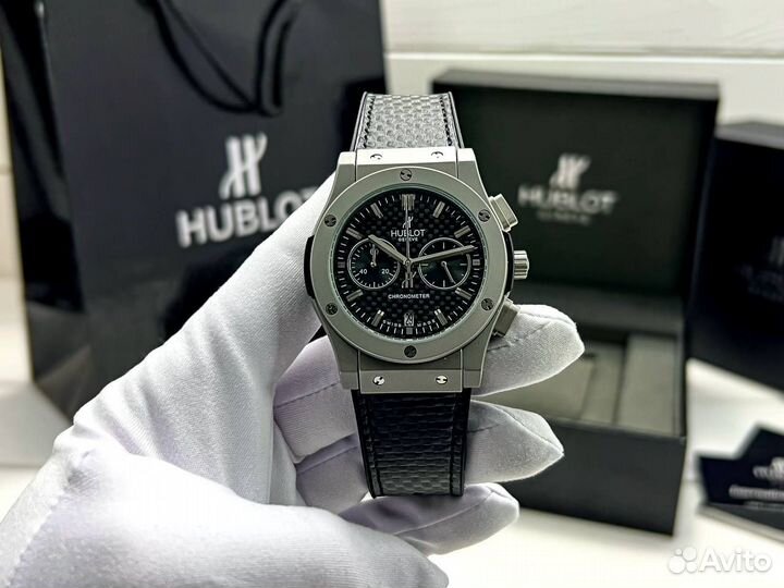 Часы мужские Hublot хронограф