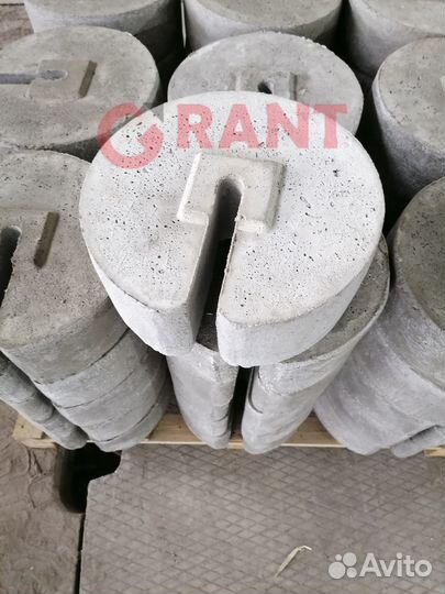 Груз компенсаторный (пригруз) для железных дорог