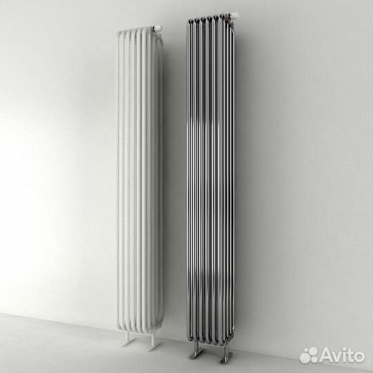 Радиатор пятитрубный kzto рс 5-1000-15, подкл. боковое 1/2