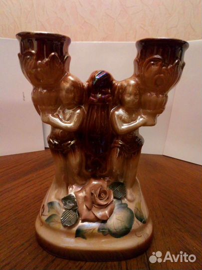 Подсвечник, фарфор Статуэтки времён СССР