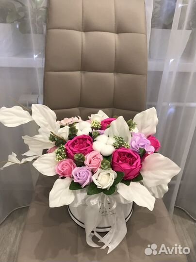 Неувядающий букет из мыльных цветов