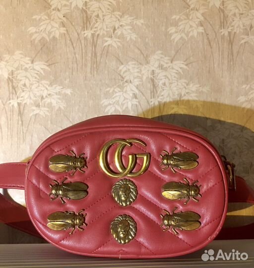 Сумка на пояс gucci