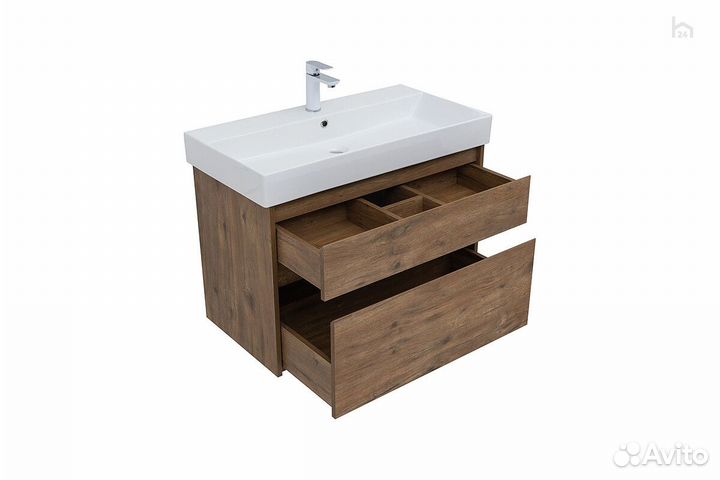 Тумба под раковину 85 (2 ящика) Nova Lite