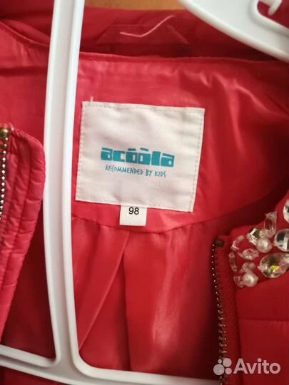 Куртка демисезонная для девочки 98-104