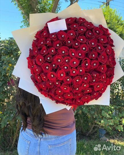 Шикарные WOW-Букеты. Красные Розы