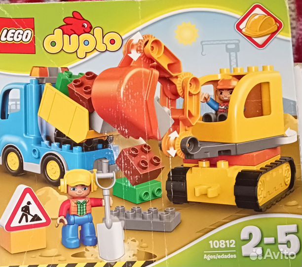 Lego duplo стройка 10812