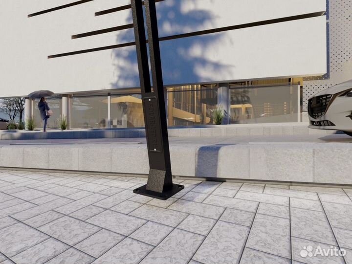 Столб Освещения фонарь уличный