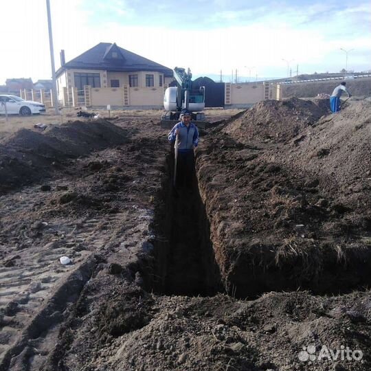 Услуги мини-экскаватора