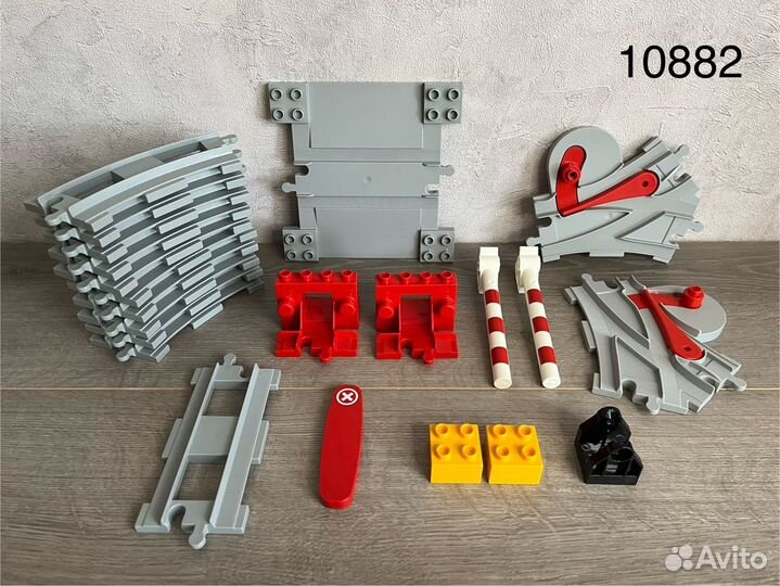 Lego duplo Поезд 10874 ж/д мост 10872 рельсы 10882