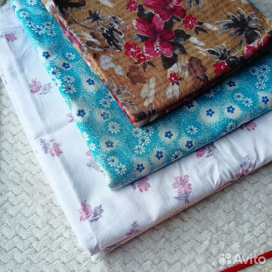 Ткань отрез ситец бязь СССР