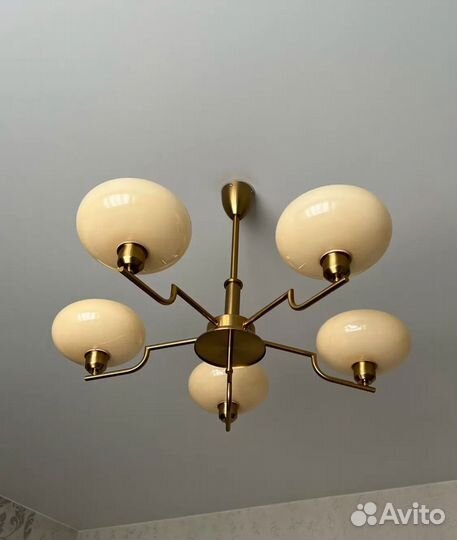 Люстра потолочная 5 ламп 75 см