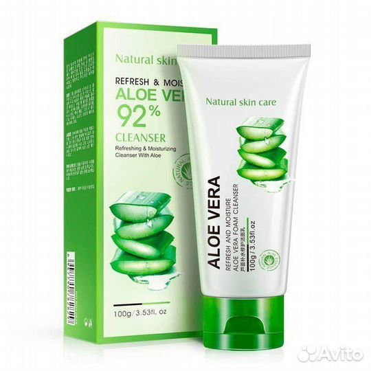 Очищающая пенка Алоэ вера Bioaqua BQY78044