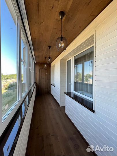 Остекление балконов и внутренняя отделка подключ