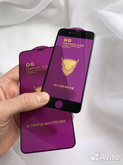 Защитное стекло iPhone вся линейка