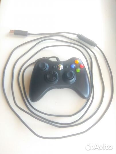 Оригинальный проводной геймпад Microsoft Xbox360