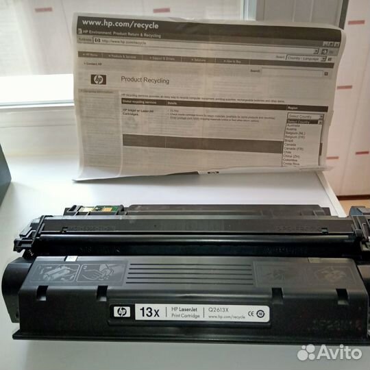 Продаются 2 картриджа к принтеру Hp LaserJet 1300