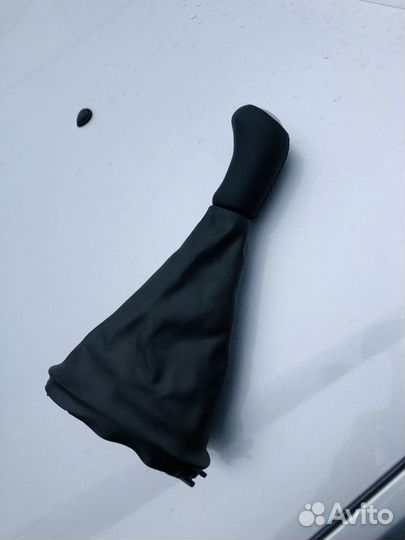 Кожаная ручка кпп для Ларгус, Логан, Дастер