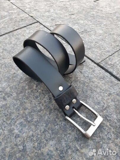 Ремень мужской кожаный skinner