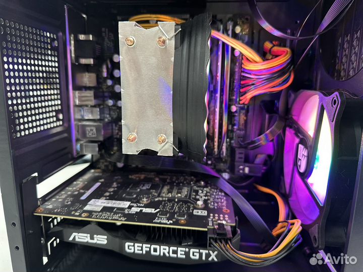 Новый игровой пк i3-10105F c GTX1660 super-6Gb