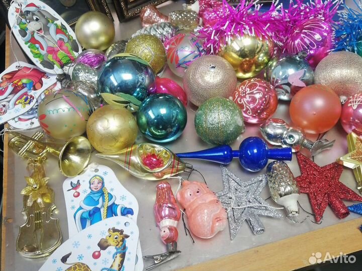 Елочные игрушки СССР