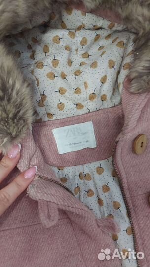 Пальто для девочки zara