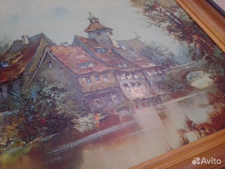 Репродукция картины в раме, размер 50 х 70 см