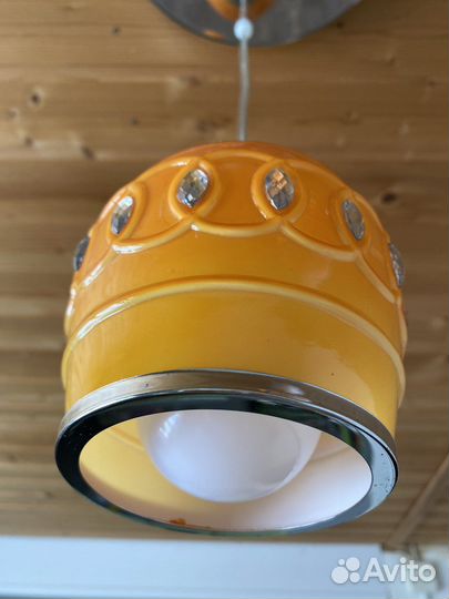 Люстра на длинном шнуре в восточном стиле