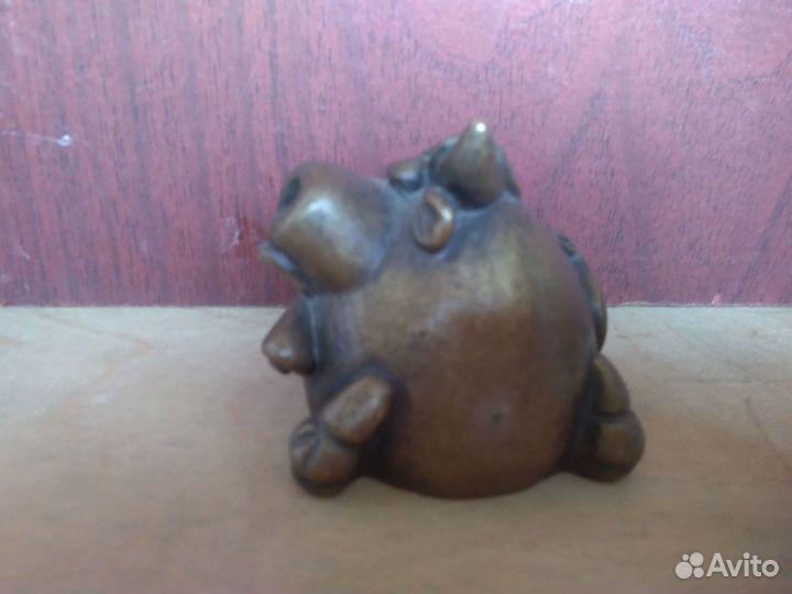 Статуэтка Бронза Бычок Бык Корова