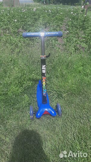 Самокат детский трехколесный бу