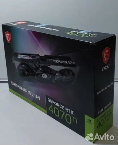 Видеокарта MSI RTX 4070ti gaming slim 12GB