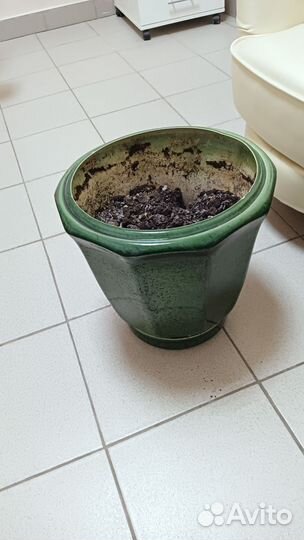 Горшок для цветов керамика большой
