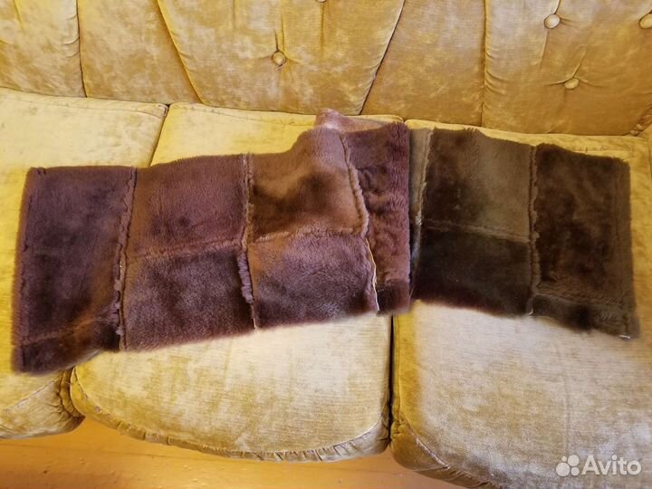 Мех натуральный дублёный, овчина